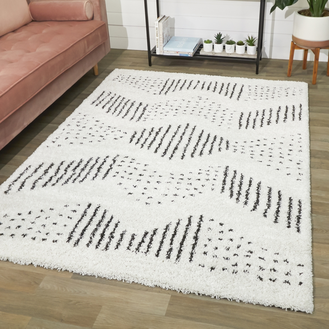 Kids Janoal White/Gray 6'7 x 9' Rug - Thumbnail - Image 2