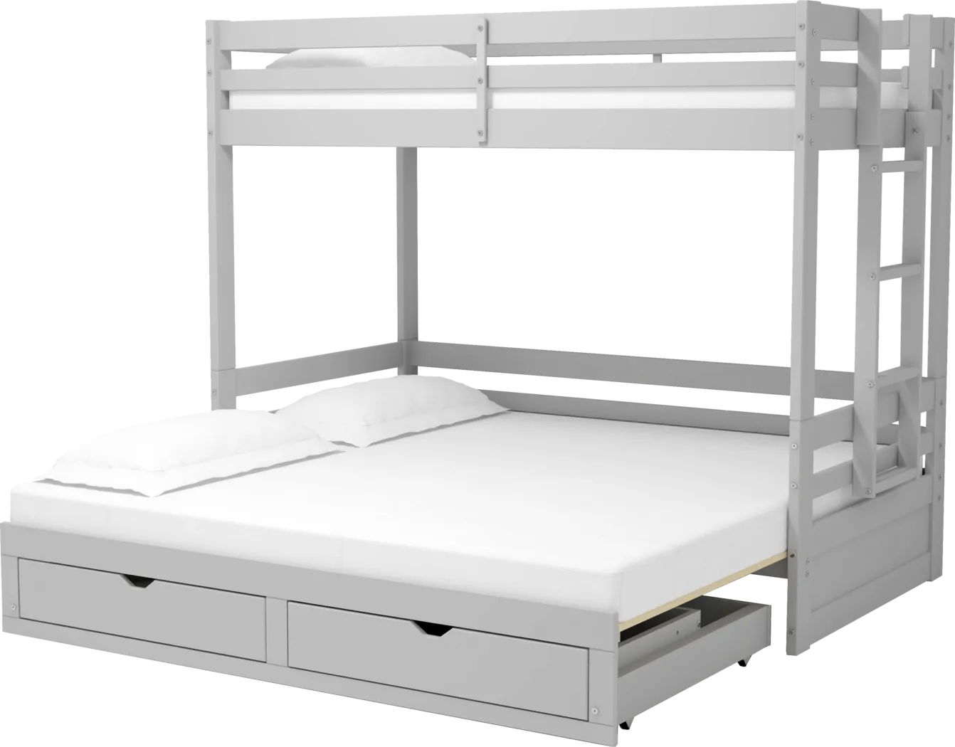 Kids Jariden Dove Gray Twin/Twin Extending Bunk Bed - Thumbnail - Image 3
