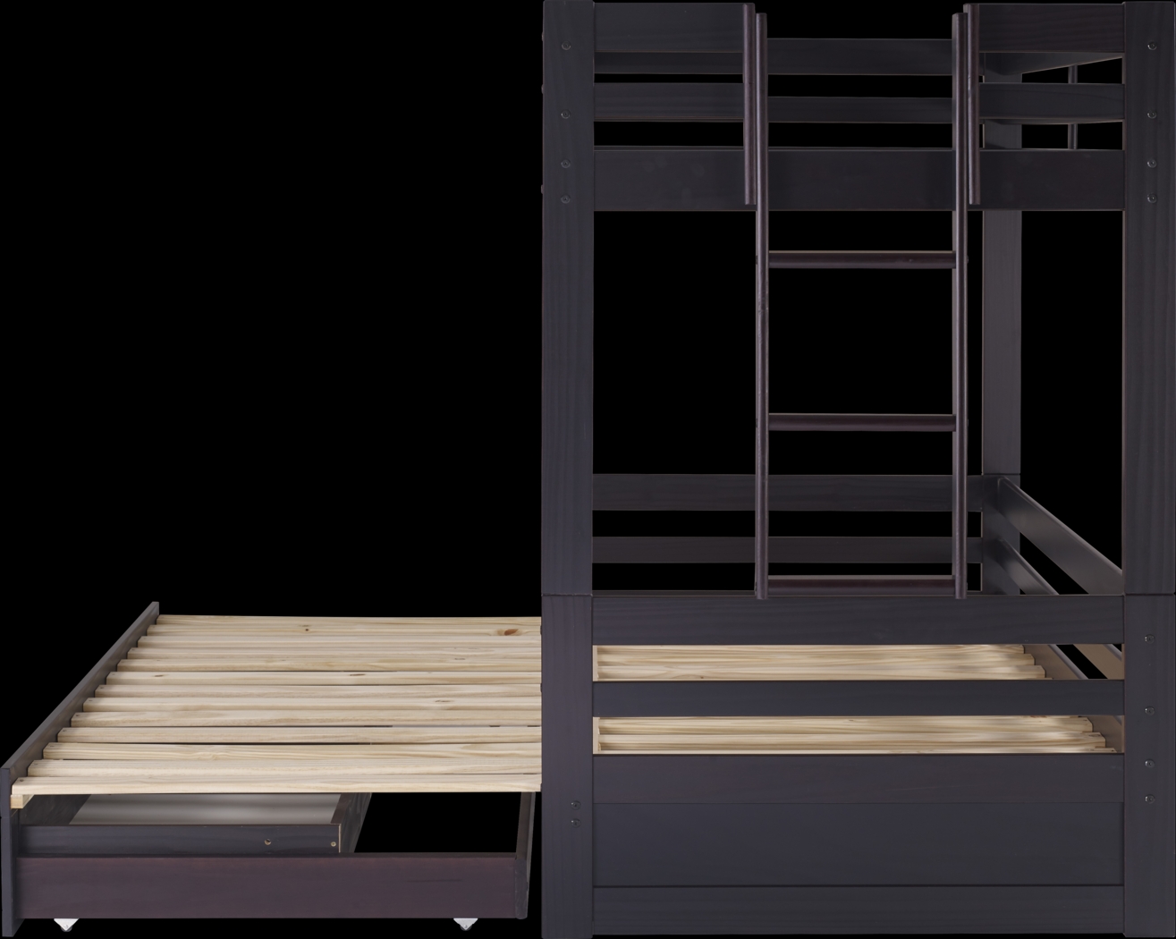 Kids Jariden Espresso Twin/Twin Extending Bunk Bed - Thumbnail - Image 6