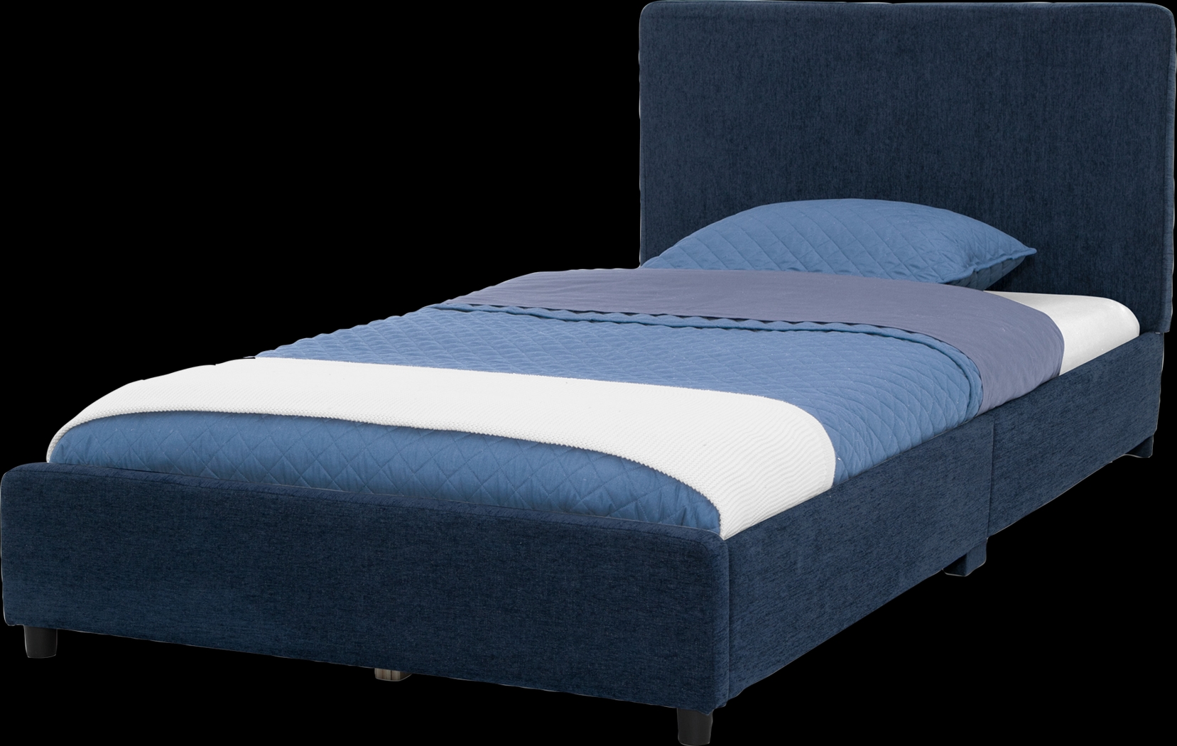 Kids Javoa I Navy Twin Bed - Thumbnail - Image 4