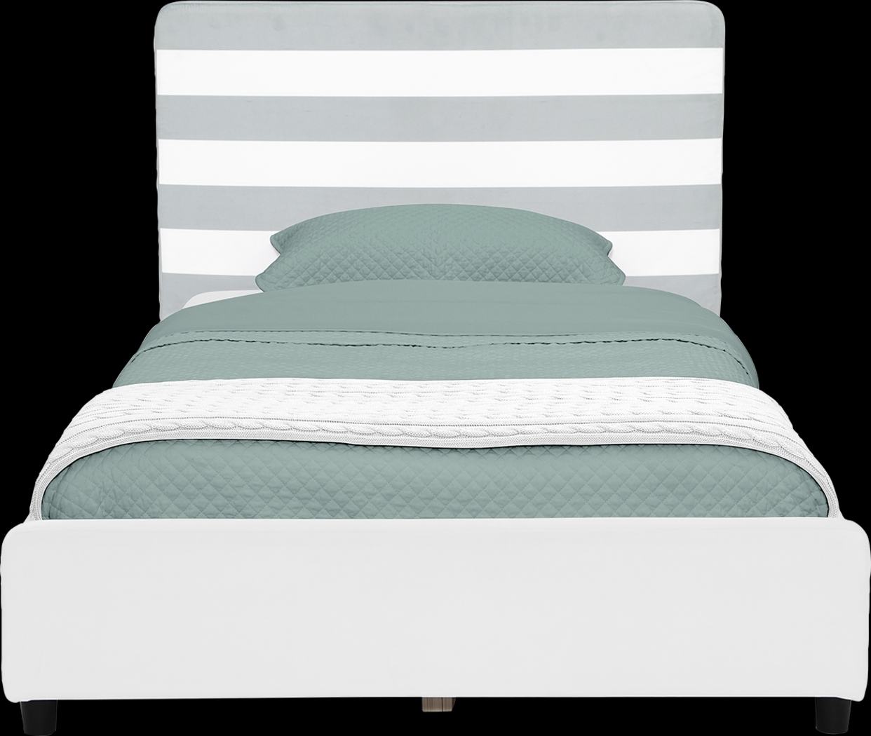 Kids Javoa II Gray Twin Bed - Thumbnail - Image 4