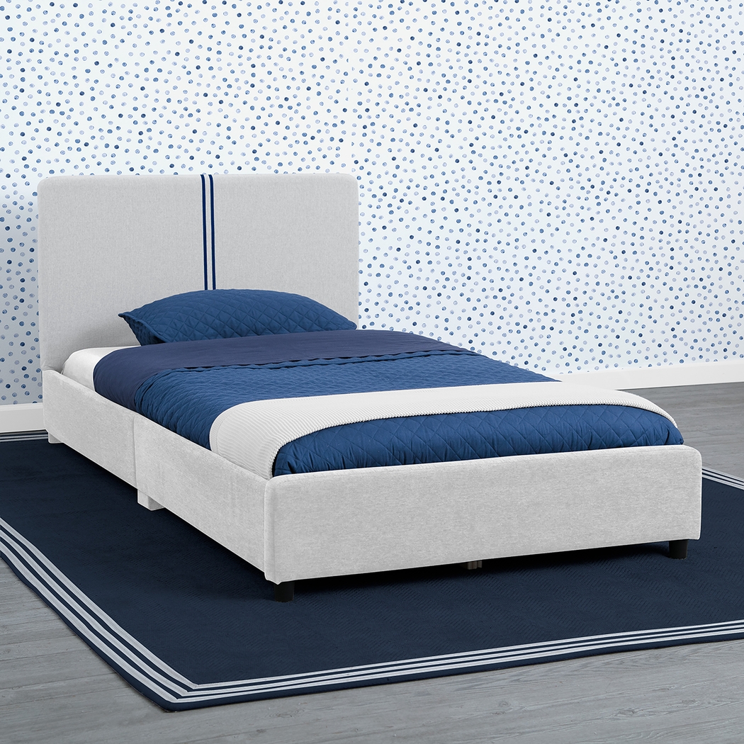 Kids Javoa III Gray Twin Bed - Thumbnail - Image 3