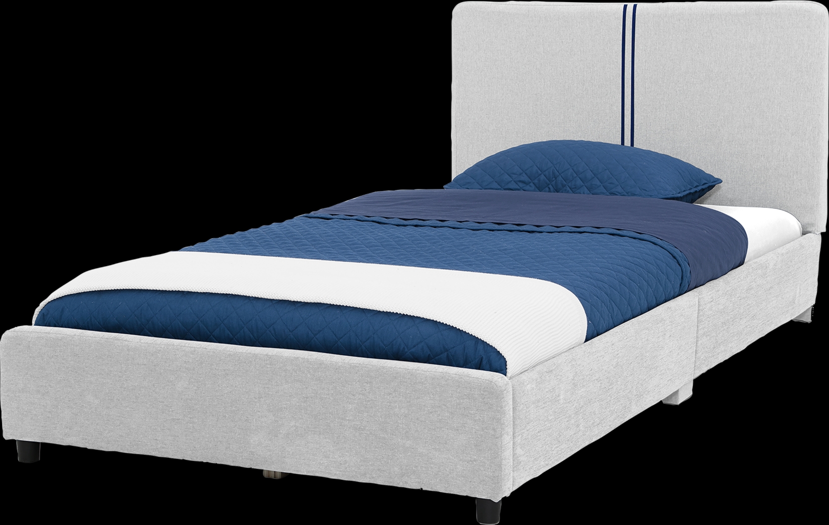 Kids Javoa III Gray Twin Bed - Thumbnail - Image 4