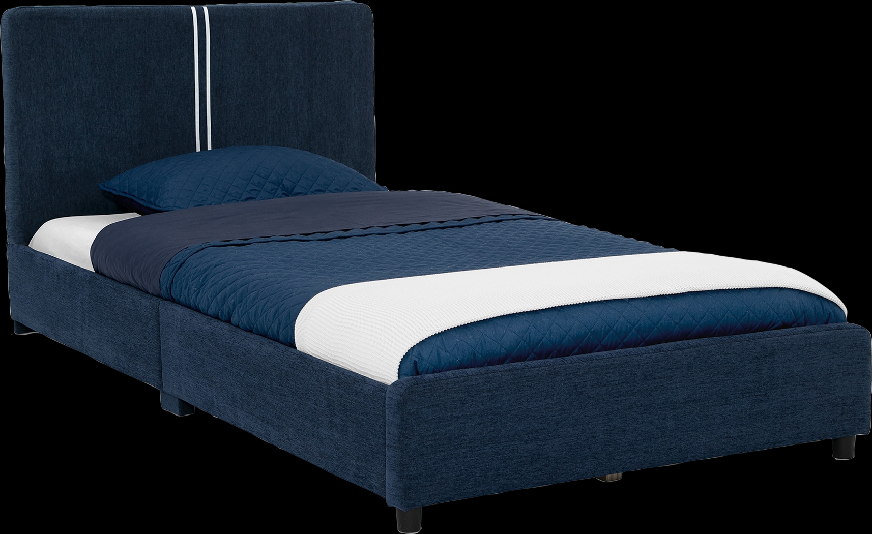 Kids Javoa III Navy Twin Bed - Thumbnail - Image 4