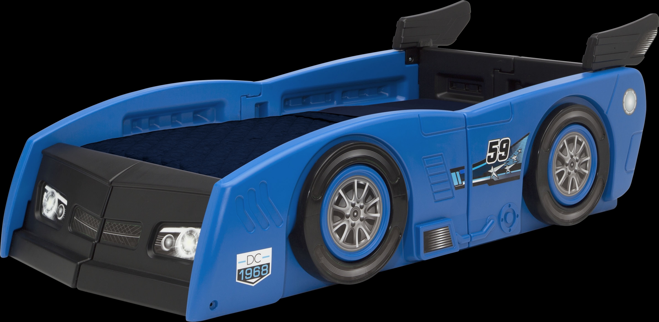 Kids Jeadi Blue Twin Car Bed - Thumbnail - Image 1