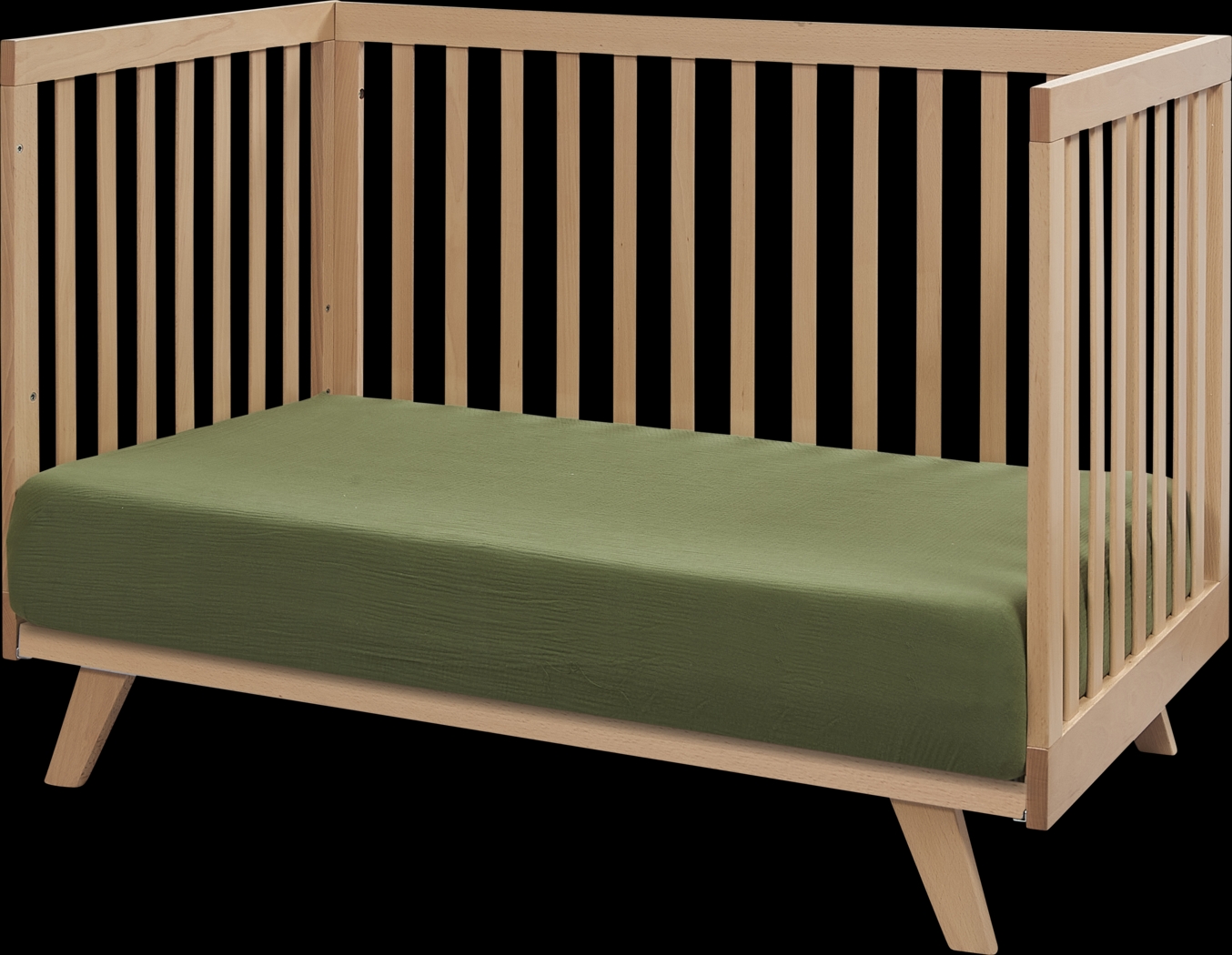 Kids Jemuz Natural Convertible Crib - Thumbnail - Image 4