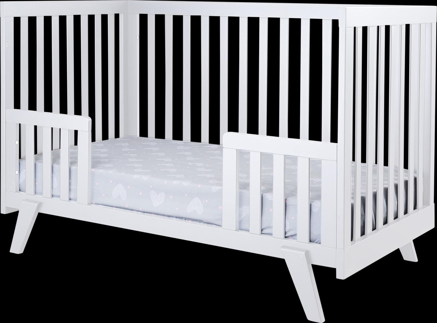 Kids Jemuz White Convertible Crib - Thumbnail - Image 3