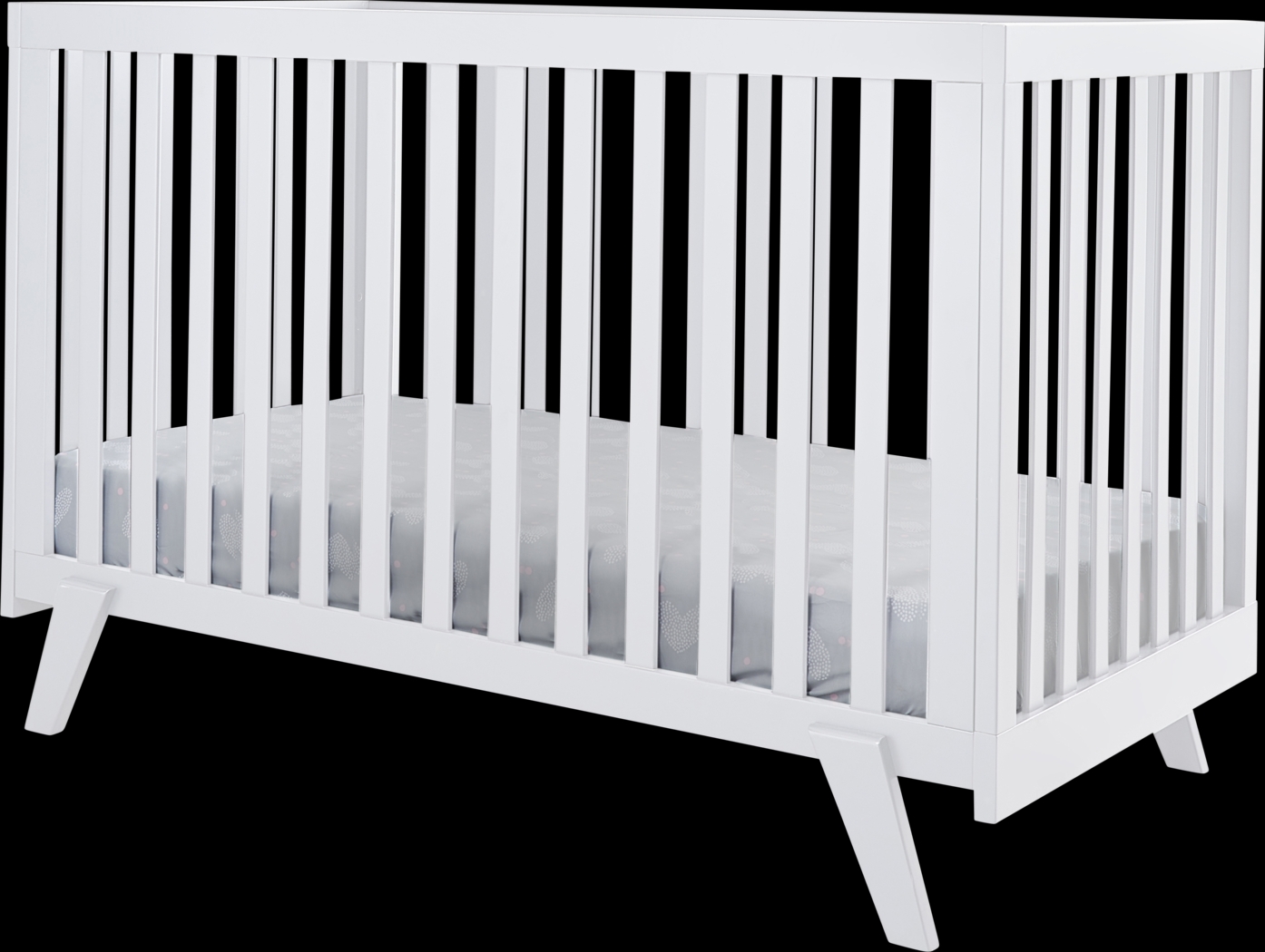 Kids Jemuz White Convertible Crib - Thumbnail - Image 1