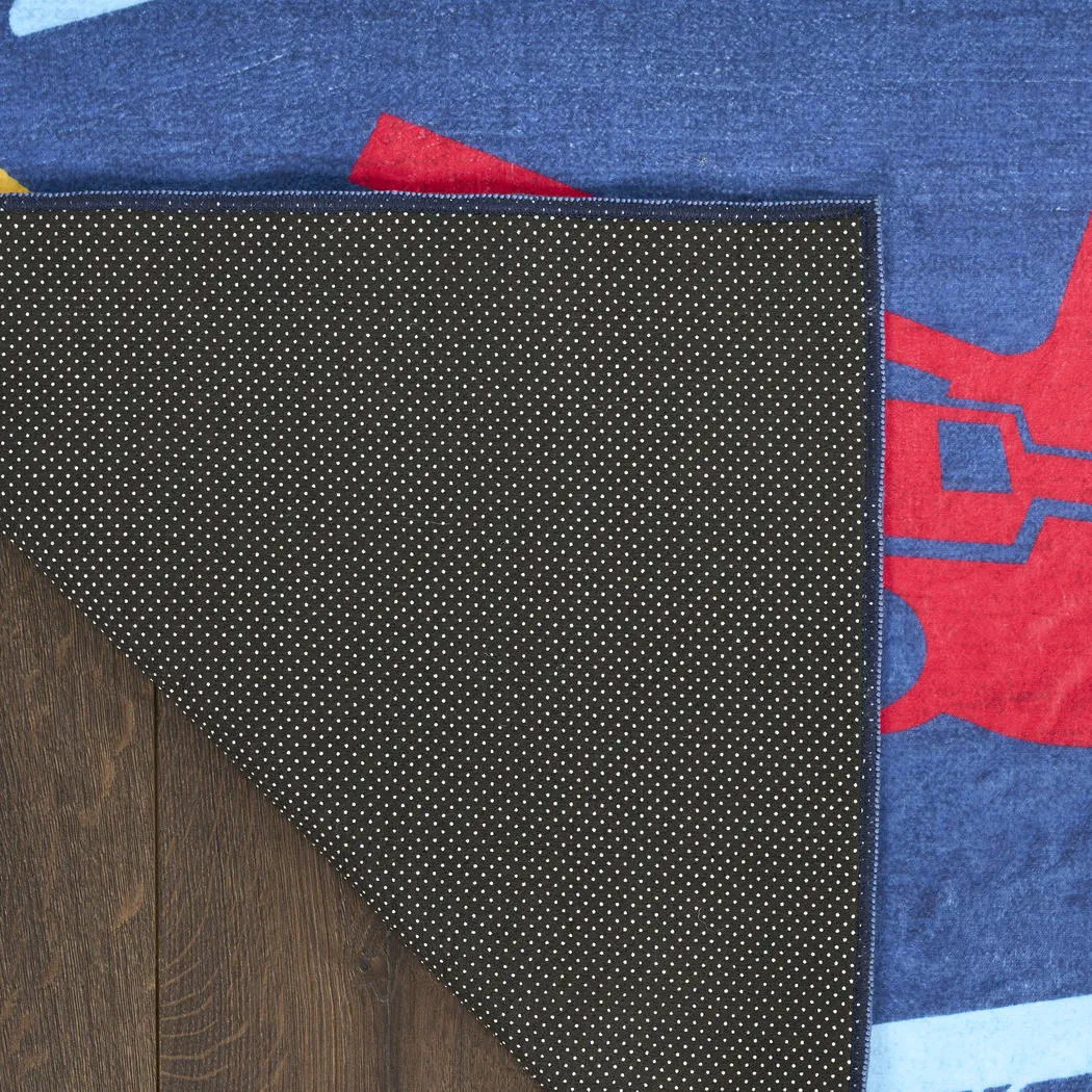 Kids Jet Set Navy 6'6 x 9'2 Rug - Thumbnail - Image 4