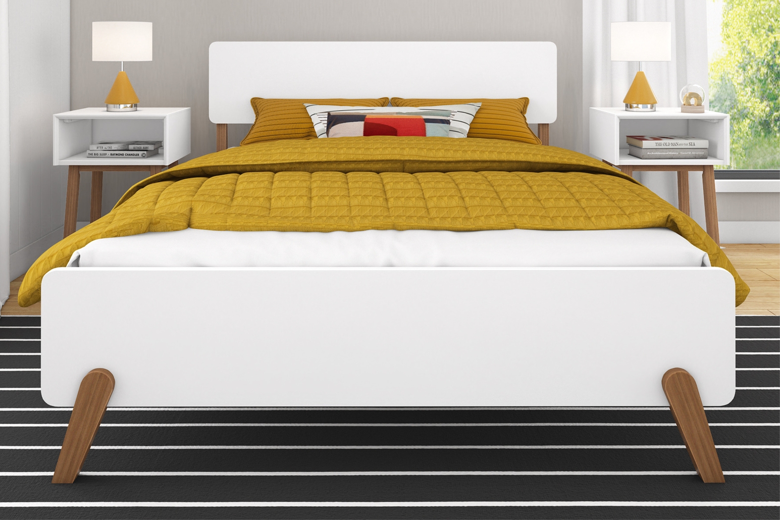 Kids Jirina White Pecan Full Bed - Thumbnail - Image 3