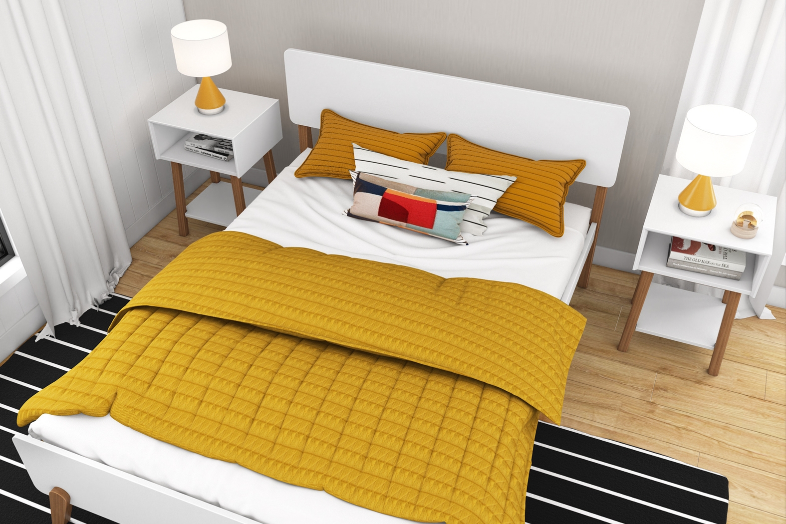 Kids Jirina White Pecan Full Bed - Thumbnail - Image 4