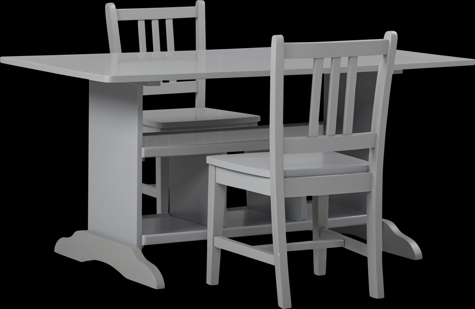 Kids Jo Jo Gray 3 Pc Storage Table Set - Thumbnail - Image 1