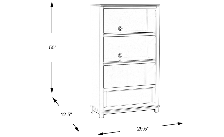 Dimension Image. Please refer to the Dimension Tab on this page for dimension details.