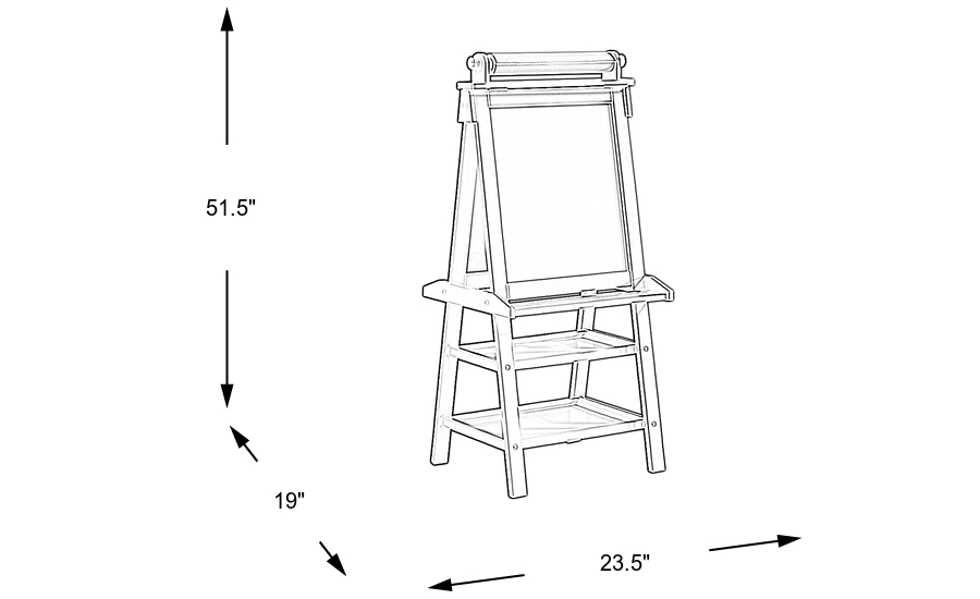 Dimension Image. Please refer to the Dimension Tab on this page for dimension details.