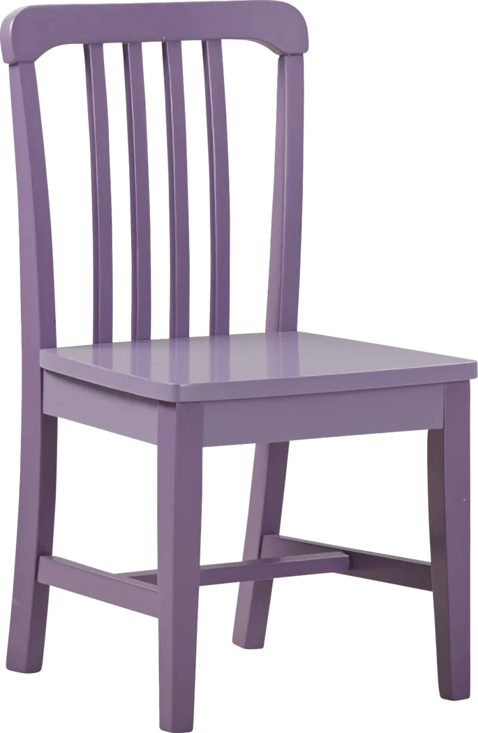 Kids Jo Jo Purple Slat Chair - Thumbnail - Image 1