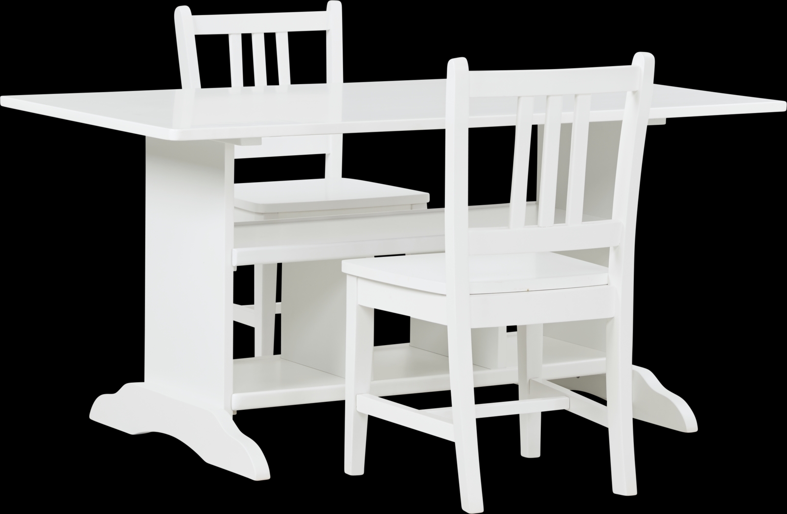 Kids Jo Jo White 3 Pc Storage Table Set - Thumbnail - Image 1