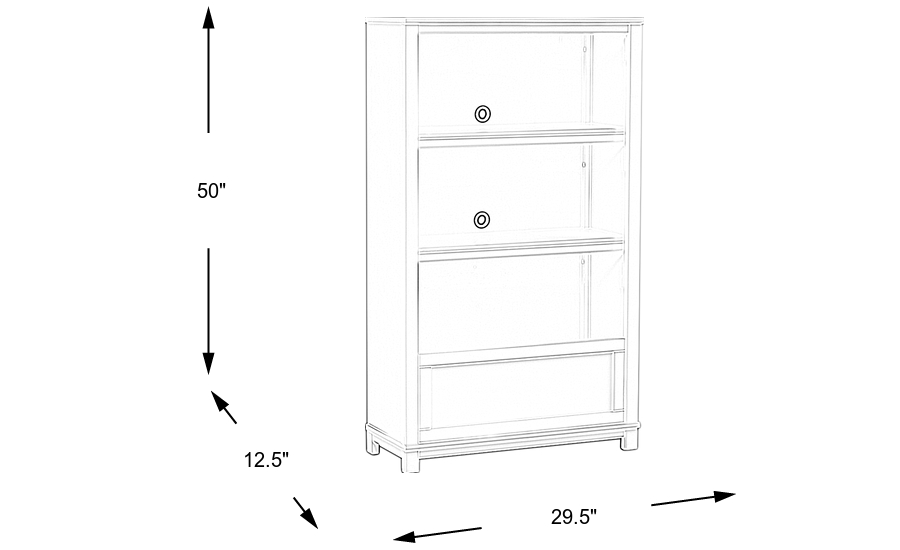 Dimension Image. Please refer to the Dimension Tab on this page for dimension details.