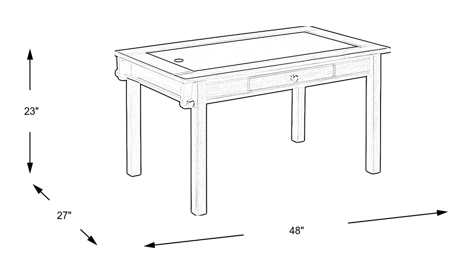 Dimension Image. Please refer to the Dimension Tab on this page for dimension details.
