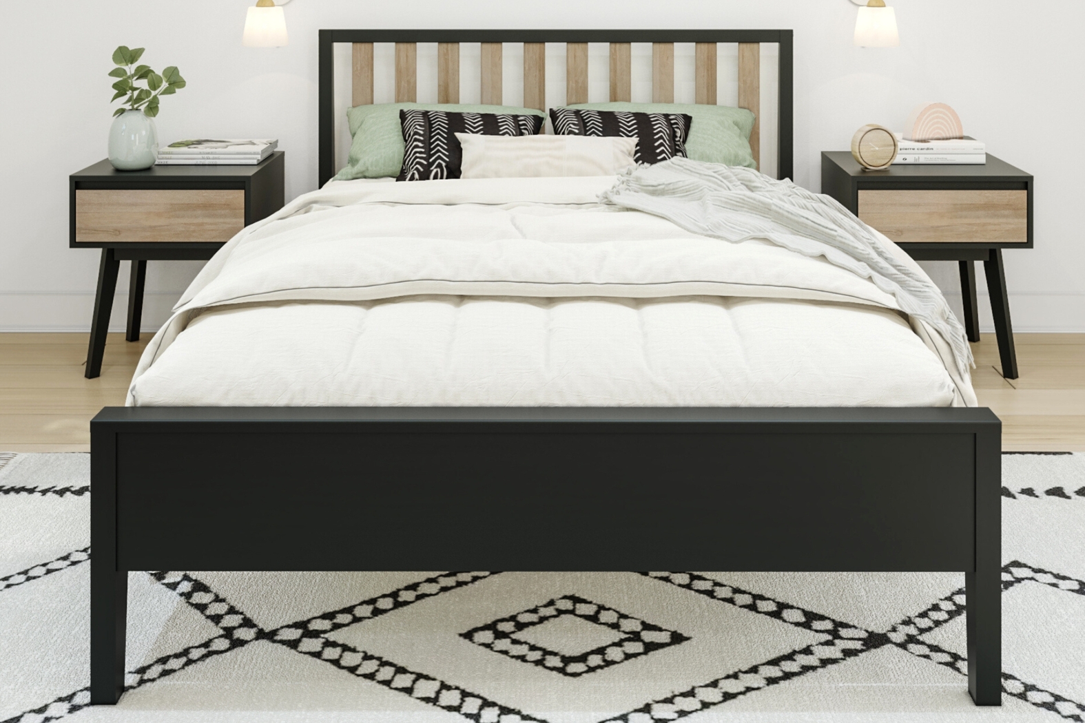 Kids Jolana Black Natural Full Bed - Thumbnail - Image 3