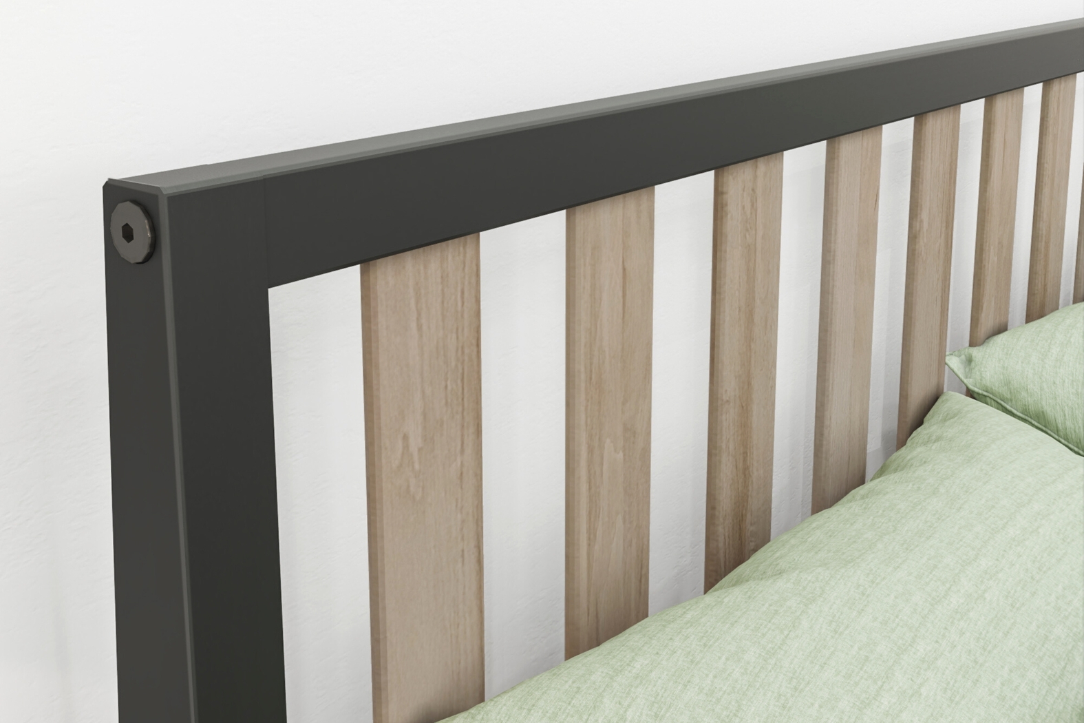 Kids Jolana Black Natural Full Bed - Thumbnail - Image 5