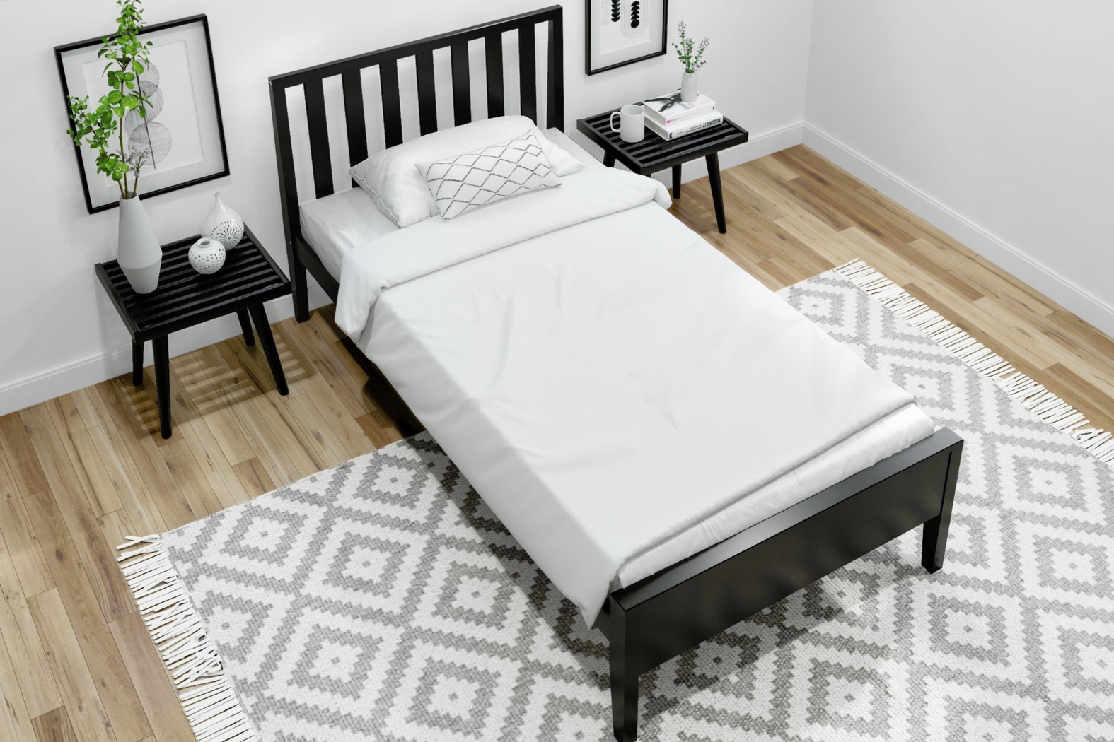 Kids Jolana Black Twin Bed - Thumbnail - Image 5