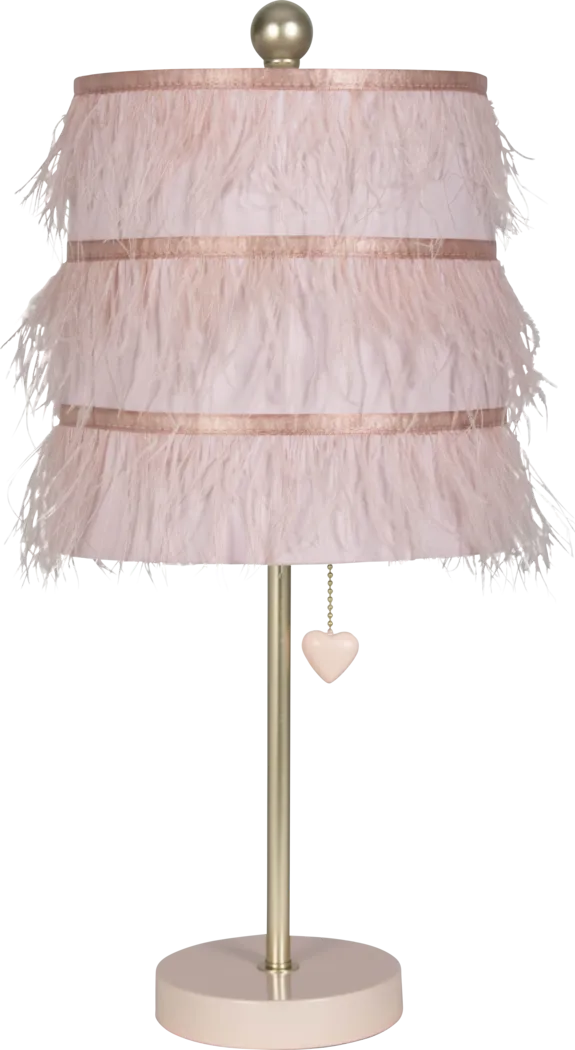 Kids Jolly Flapper Pink Lamp - Thumbnail - Image 1