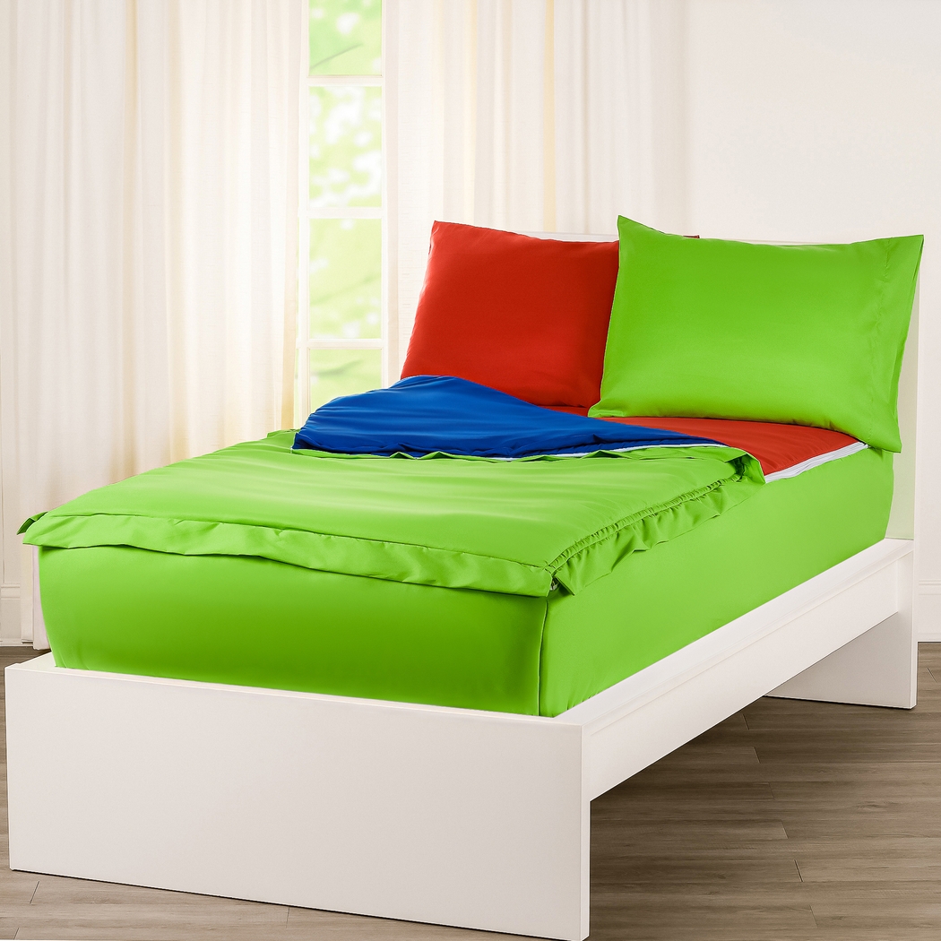 Kids Jonilde Green Twin Bedding Set - Thumbnail - Image 2