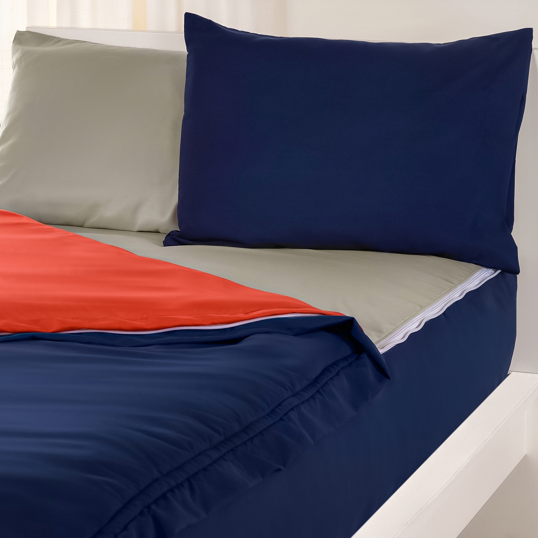 Kids Jonilde Navy 3 Pc Twin Bedding Set - Thumbnail - Image 3