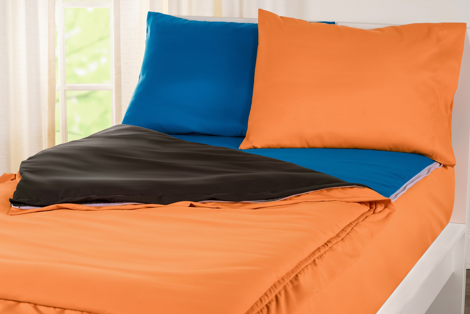 Kids Jonilde Orange Twin Bedding Set - Thumbnail - Image 4