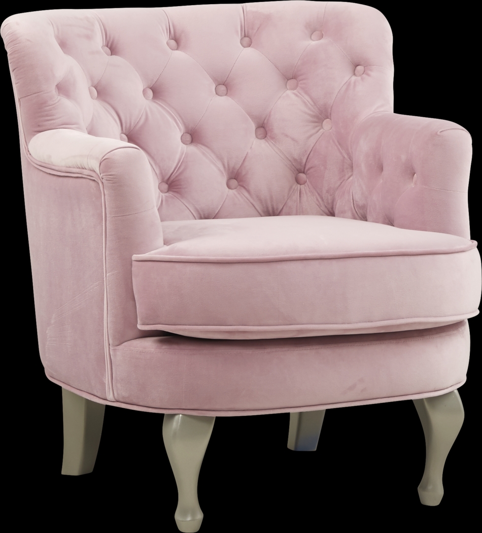 Kids Julietta Pink Tufted Chair - Thumbnail - Image 1