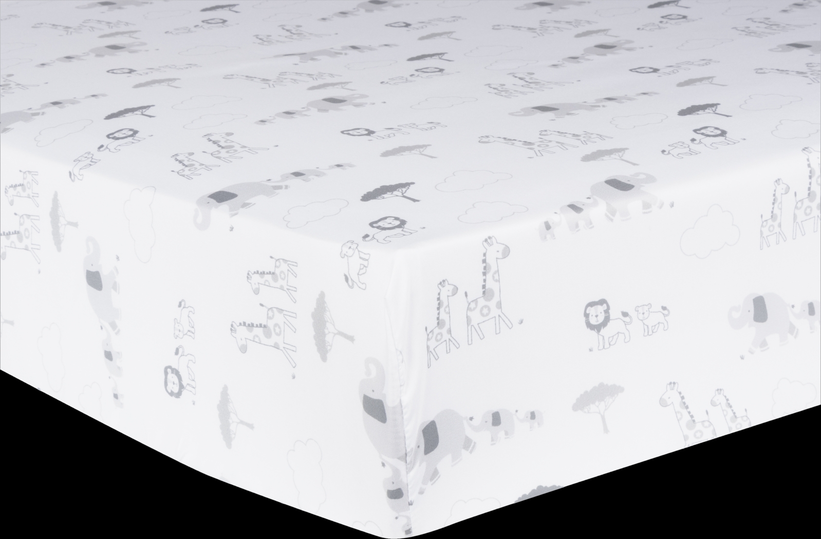 Kids Jungle Baby Gray Baby Bedding Set - Thumbnail - Image 4