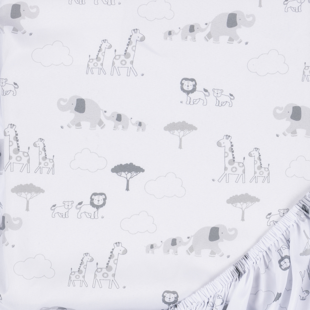 Kids Jungle Baby Gray Baby Bedding Set - Thumbnail - Image 5