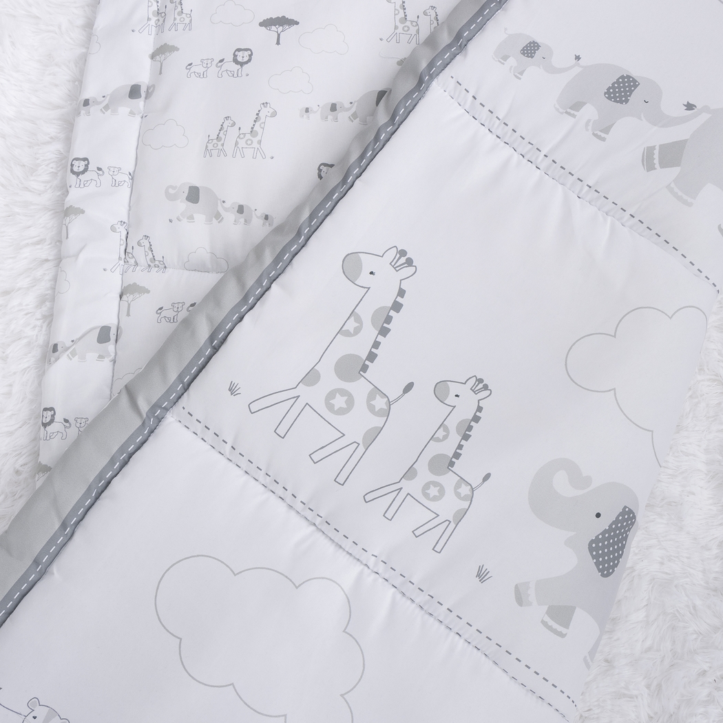 Kids Jungle Baby Gray Baby Bedding Set - Thumbnail - Image 9