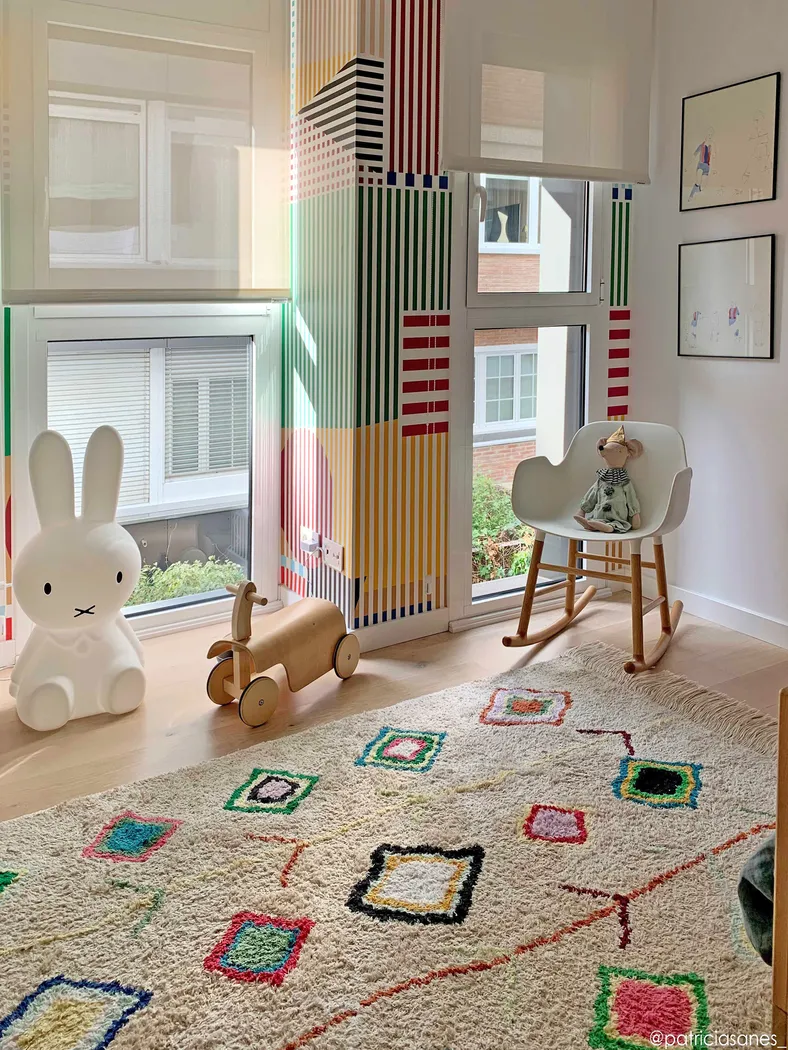Kids Kaarol Multi 5'7 X 8' Machine Washable Rug - Thumbnail - Image 4