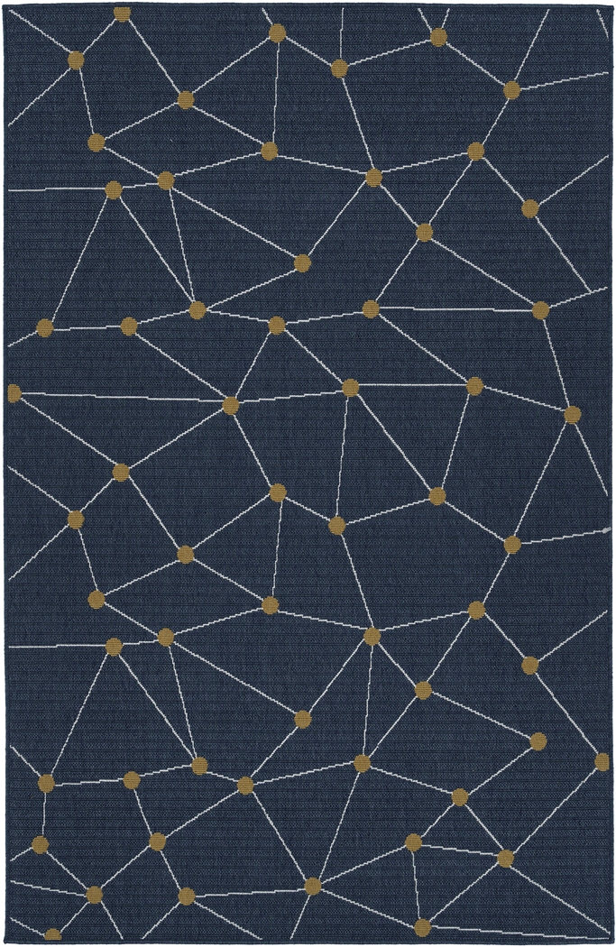 Kids Kahlil Navy 3' x 5' Rug - Thumbnail - Image 1