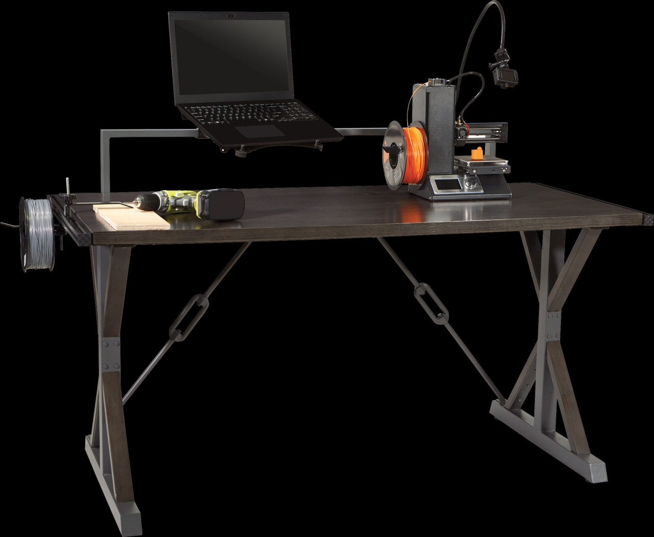 Kids Kaidan Gray Crafting Desk - Thumbnail - Image 5