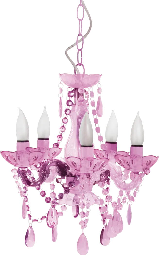 Kids Kalisa Pink Small Chandelier - Thumbnail - Image 1