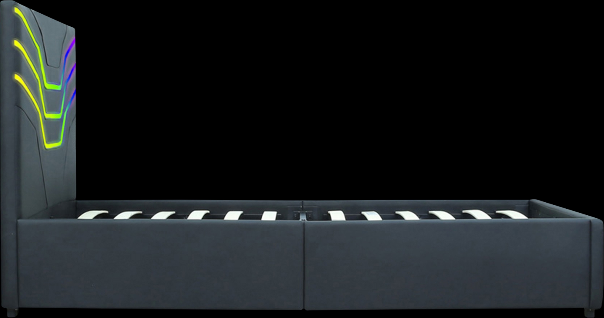 Kids Kanako Black Twin Bed - Thumbnail - Image 3