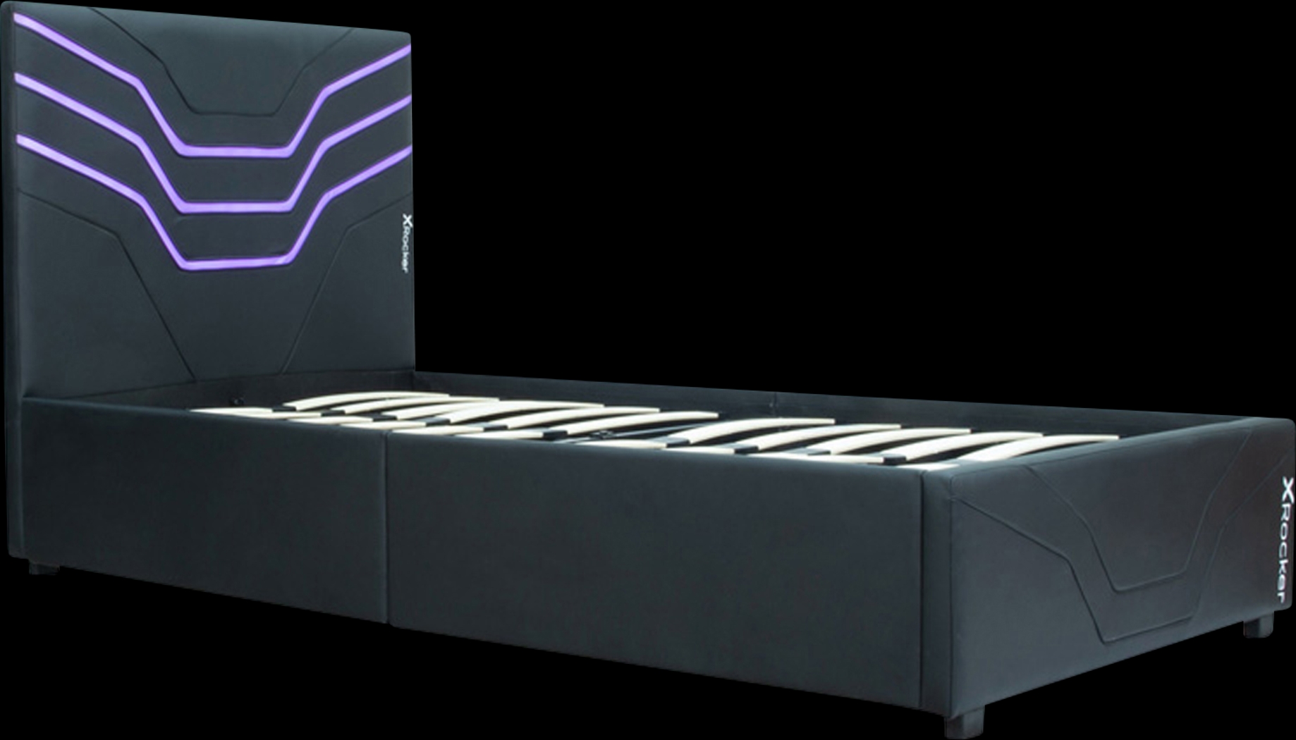 Kids Kanako Black Twin Bed - Thumbnail - Image 1