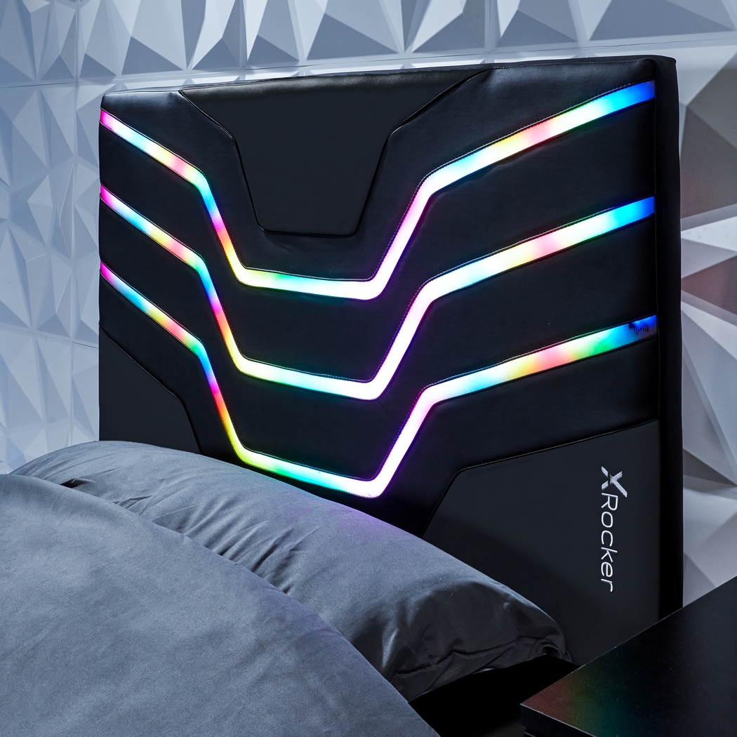 Kids Kanako Black Twin RGB Gaming Bed - Thumbnail - Image 4