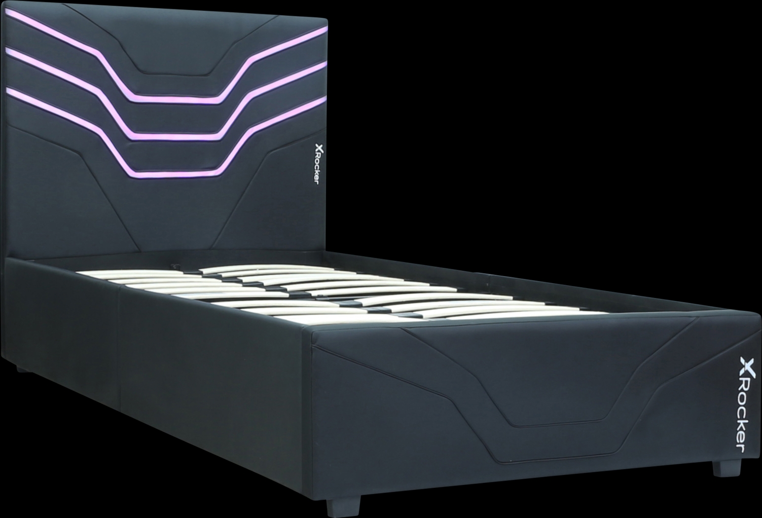 Kids Kanako Black Twin RGB Gaming Bed - Thumbnail - Image 1