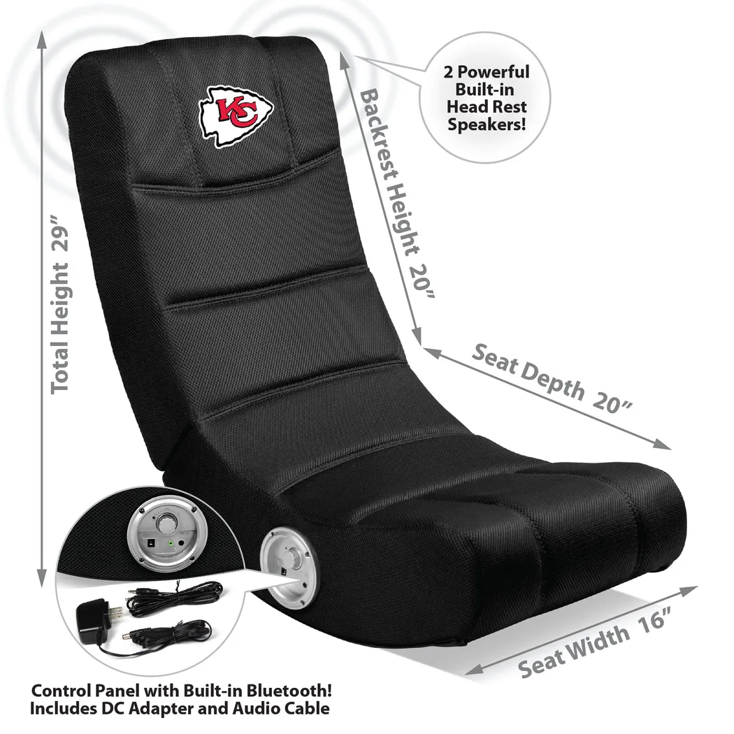Kids Kansas City Chiefs Gaming Rocker - Thumbnail - Image 3