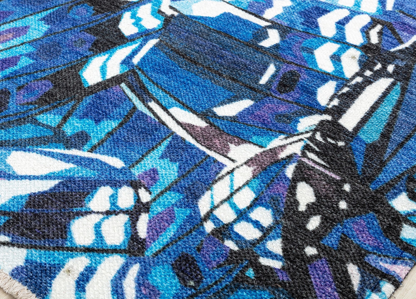 Kids Kapenyi Blue 5'3 x 7' Rug - Thumbnail - Image 6