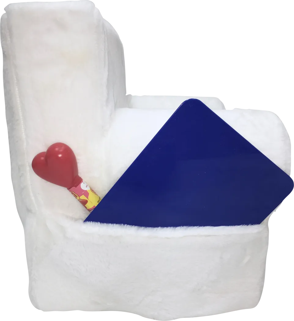 Kids Karlotta White Chair & Ottoman Set - Thumbnail - Image 6