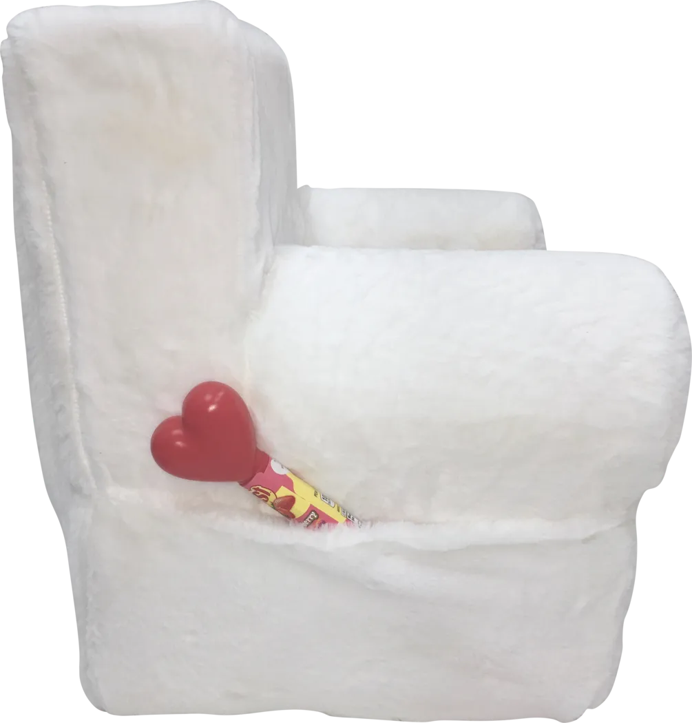 Kids Karlotta White Chair & Ottoman Set - Thumbnail - Image 7