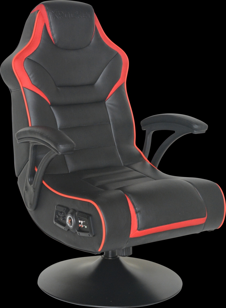 Kids Karou Black/Red Gaming Chair - Thumbnail - Image 1