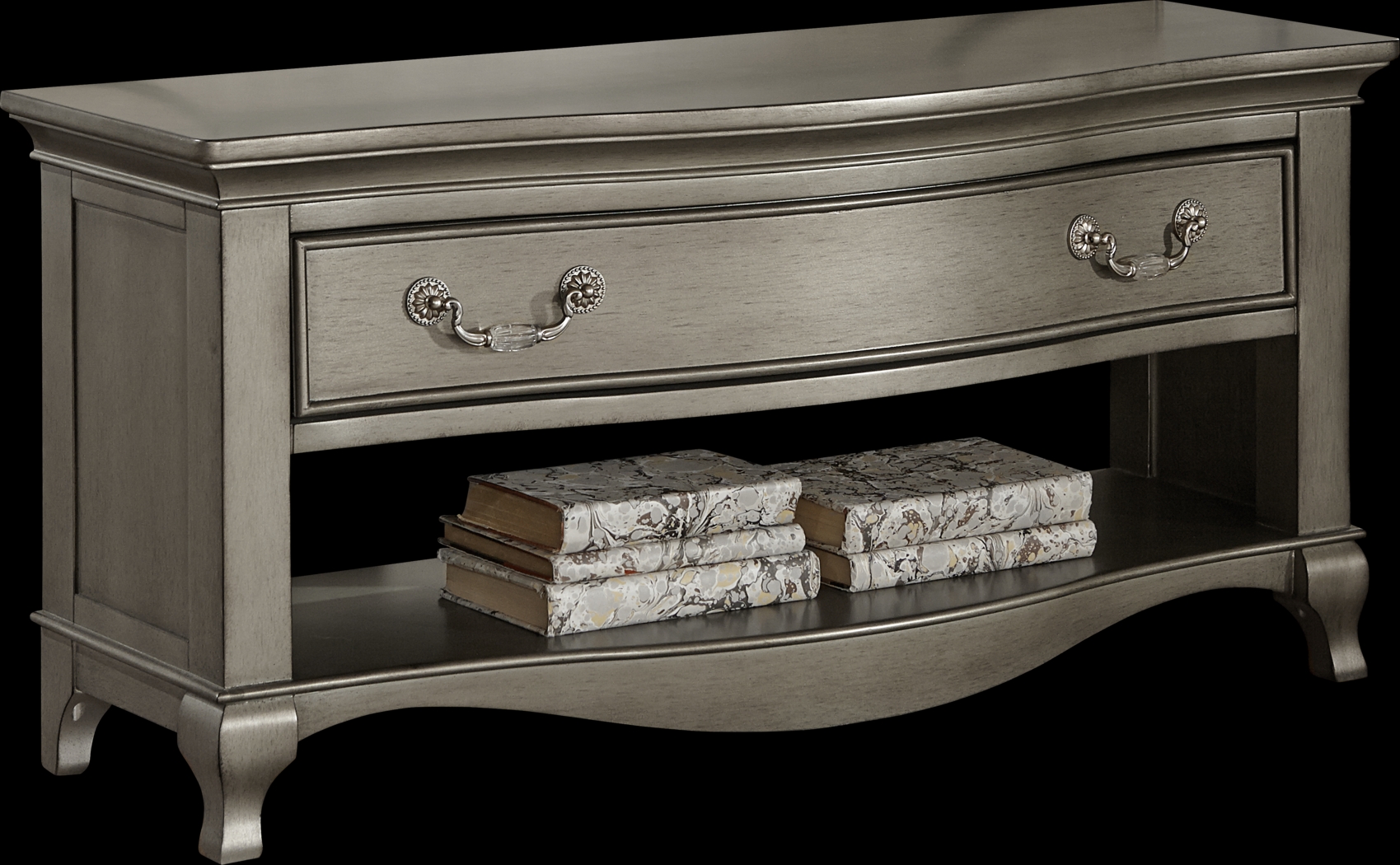 Kids Kasra Silver Dressing Bench - Thumbnail - Image 1