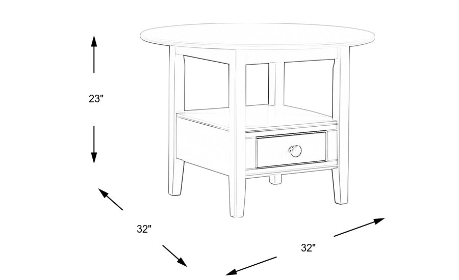 Dimension Image. Please refer to the Dimension Tab on this page for dimension details.