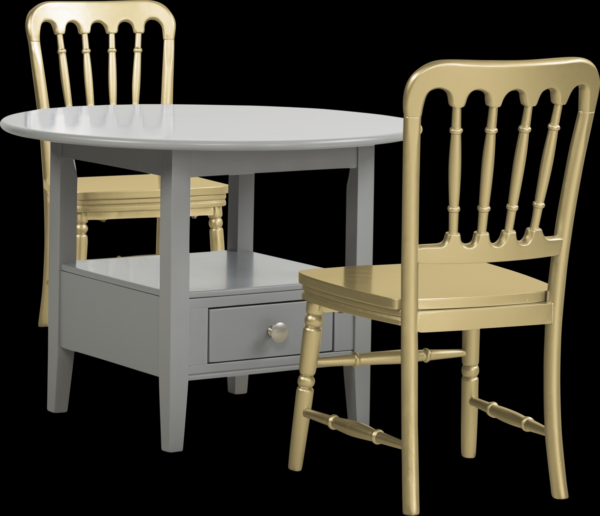 Kids Keagan Gray Table - Thumbnail - Image 1