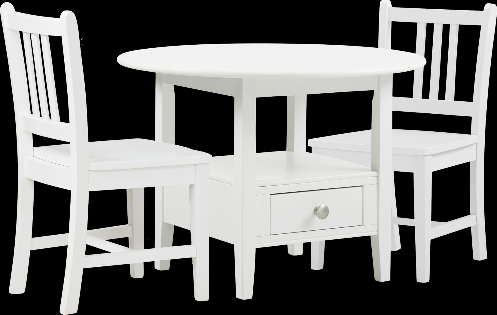 Kids Keagan White 3 Pc Table Set - Thumbnail - Image 1